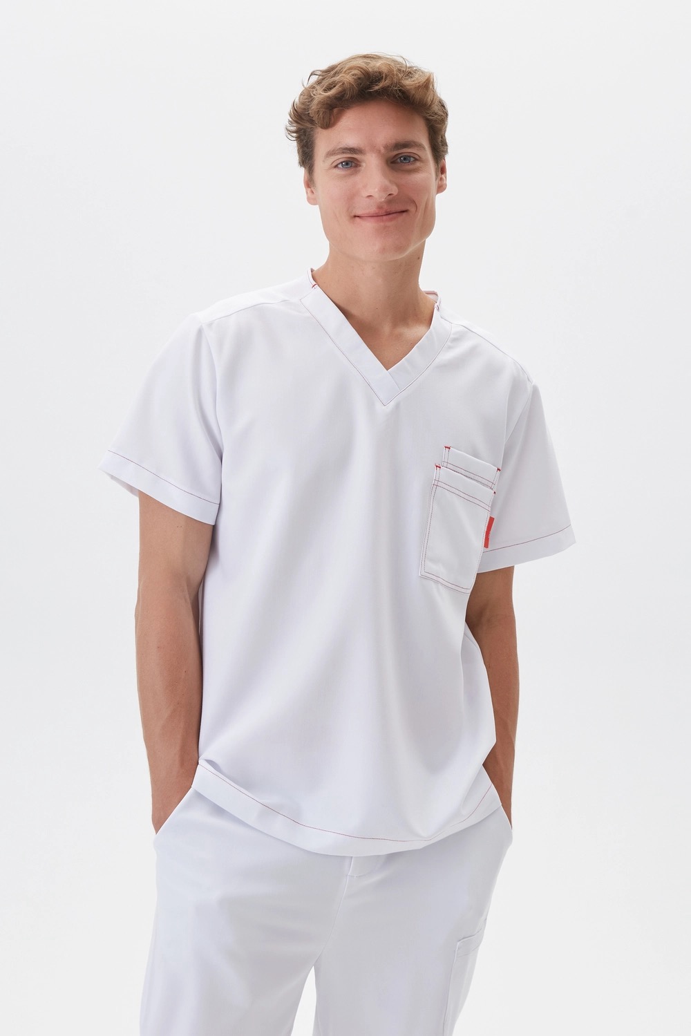 Men's Scrub Pants Front View