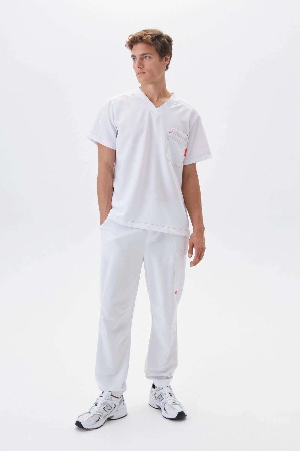 Men's Scrub Pants Side View