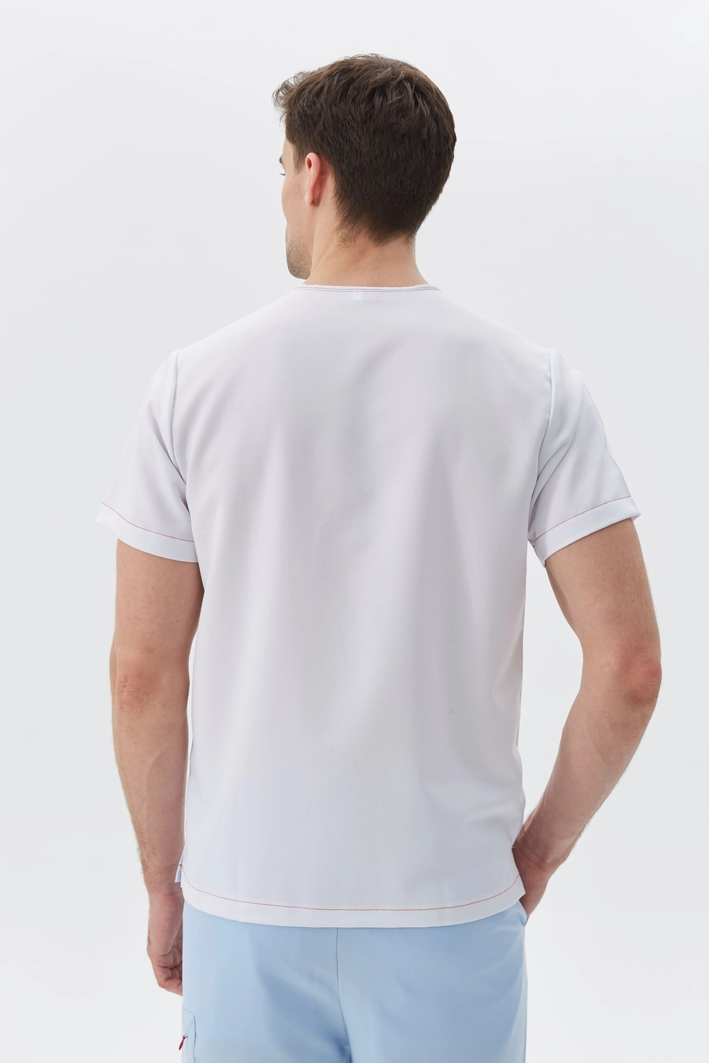 Men's Scrub Pants Back View