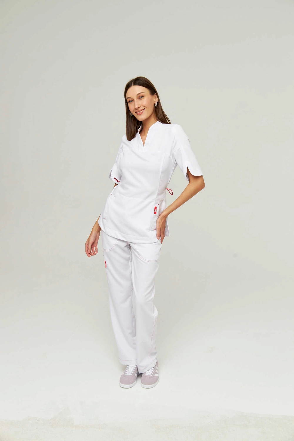 Women's Scrub Top Detail