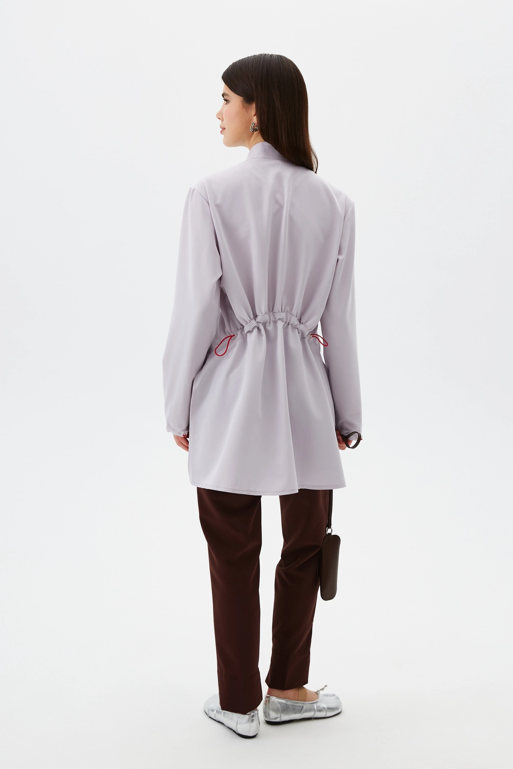 Women's Scrub Top Side View